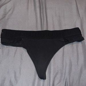 Black cotton with thick band.